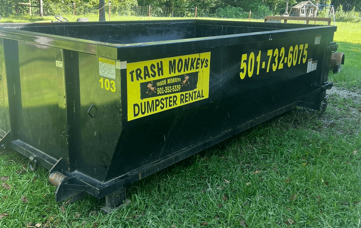 Trash Monkeys Dumpster Rental roll-off dumpster